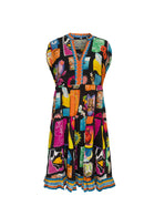 LulaLife Odette Tier Dress Black