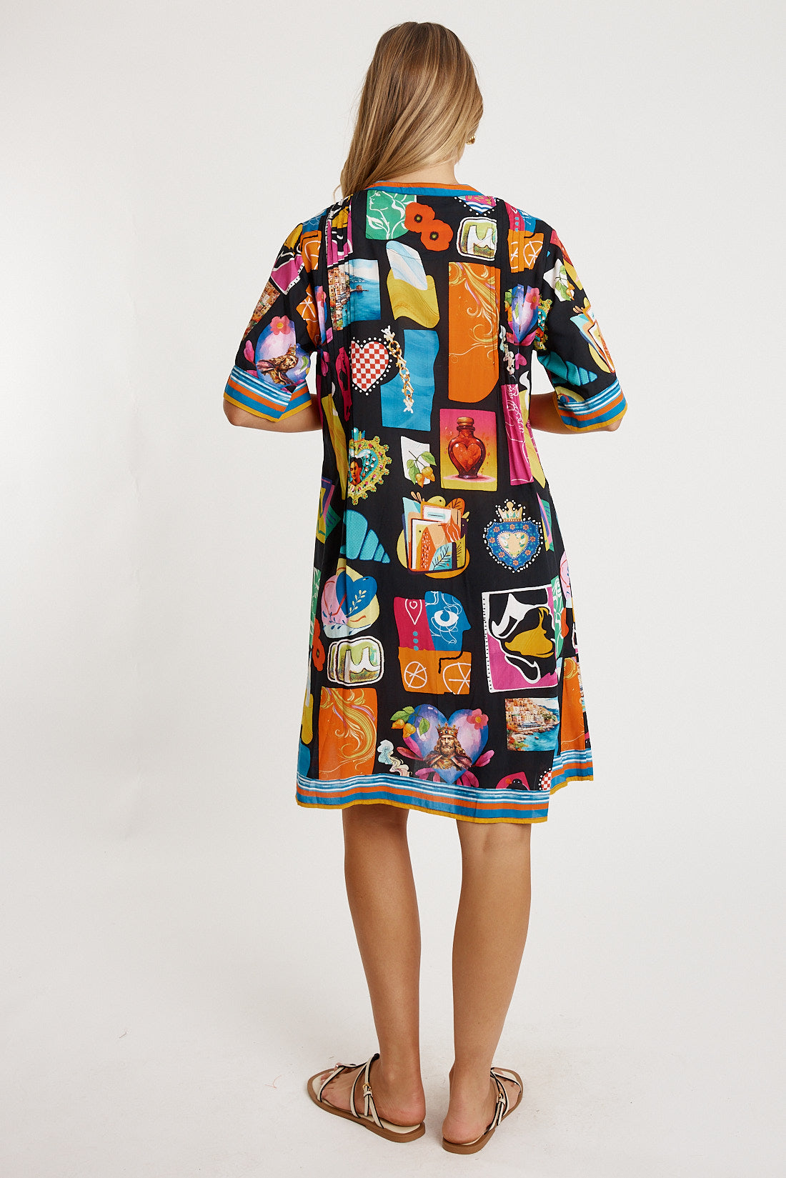 LulaLife Odette Tuck Dress Black