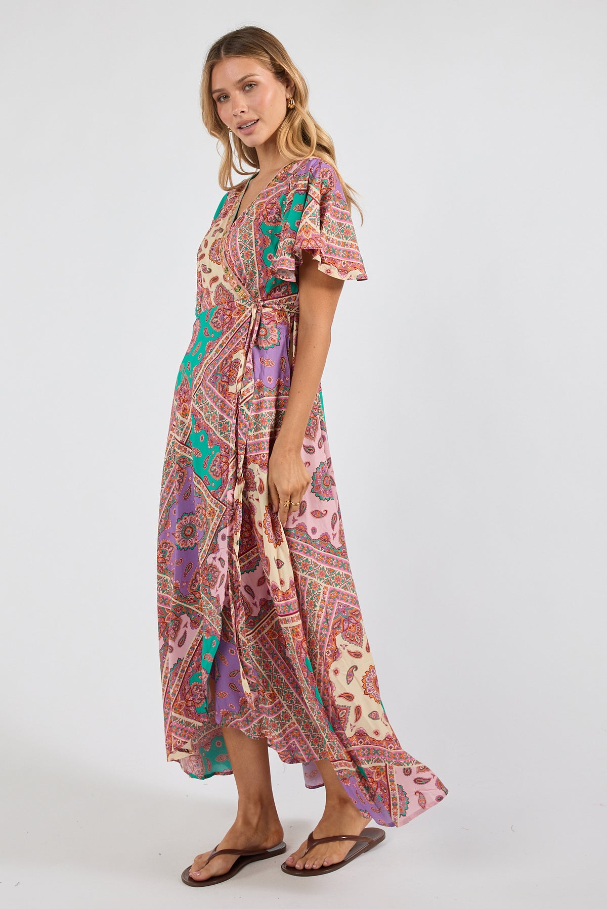 LulaSoul Algarve Wrap Dress Violet