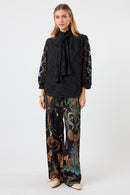 LulaSoul Chandler Lace Shirt Black