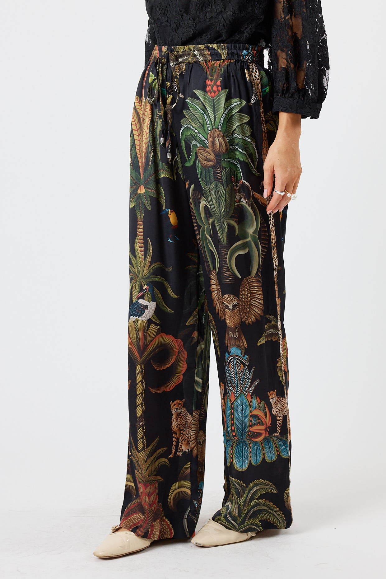 LulaSoul Cheetah Pant Black