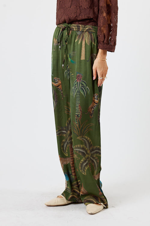 LulaSoul Cheetah Pant Olive