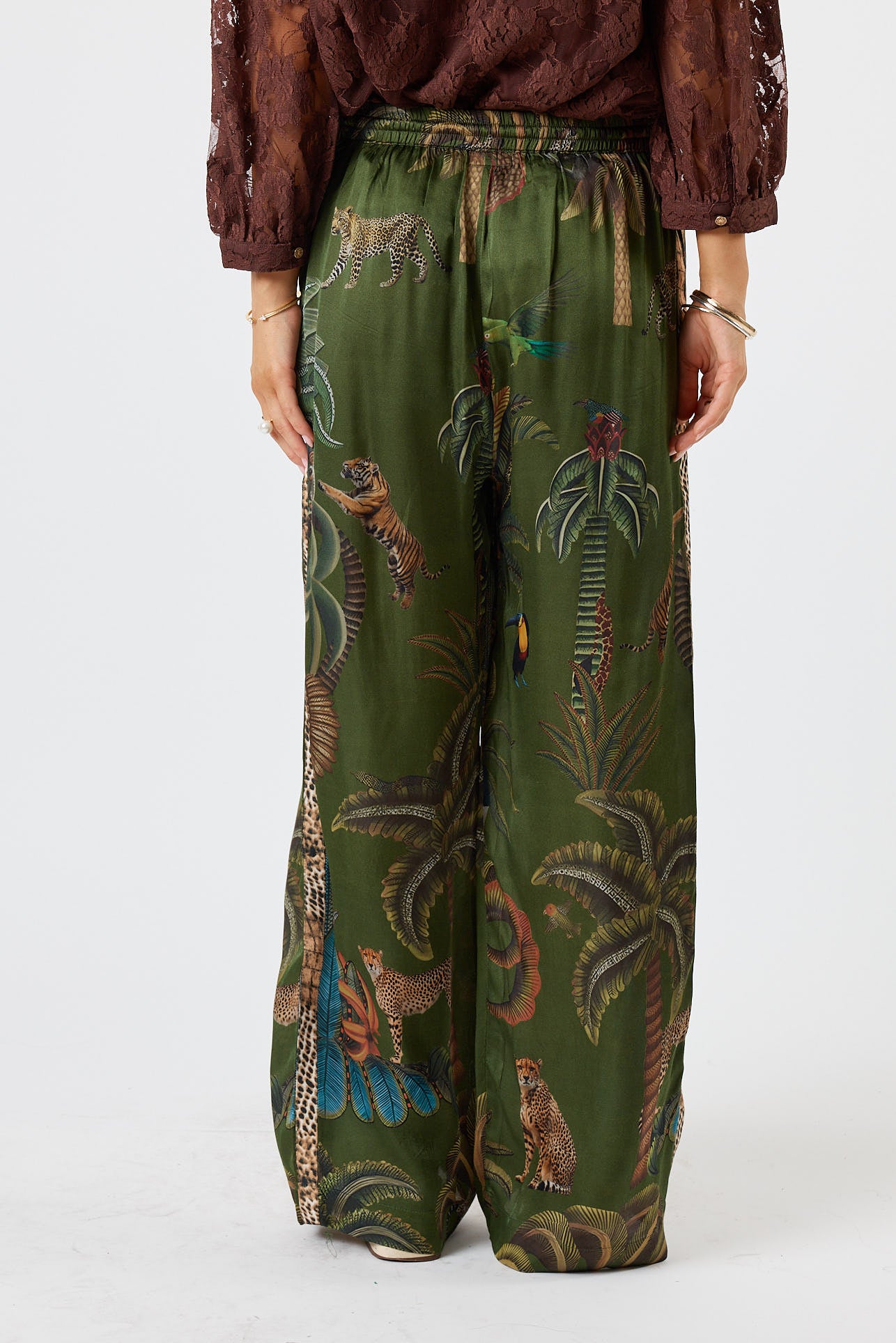 LulaSoul Cheetah Pant Olive