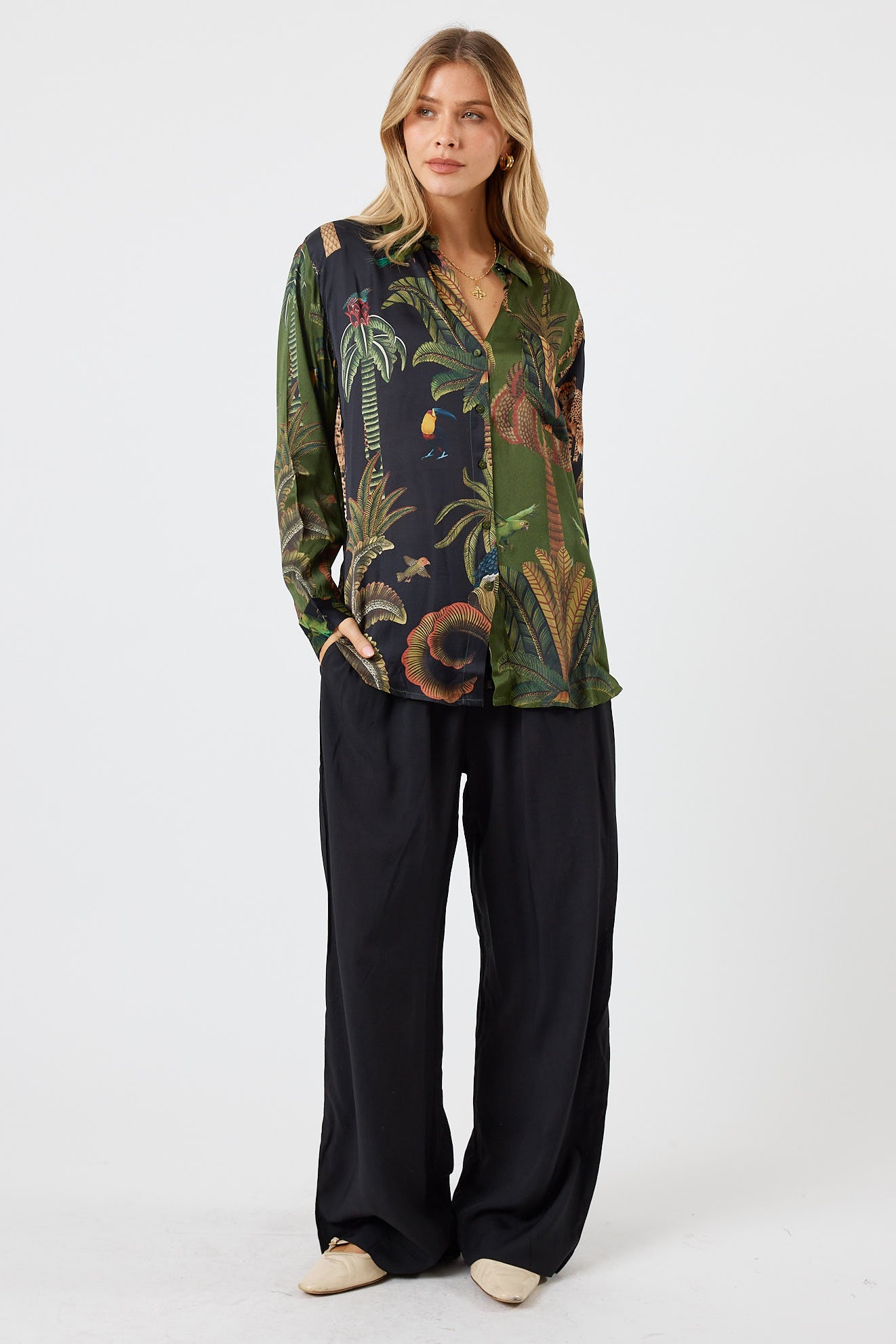 LulaSoul Cheetah Shirt Multi