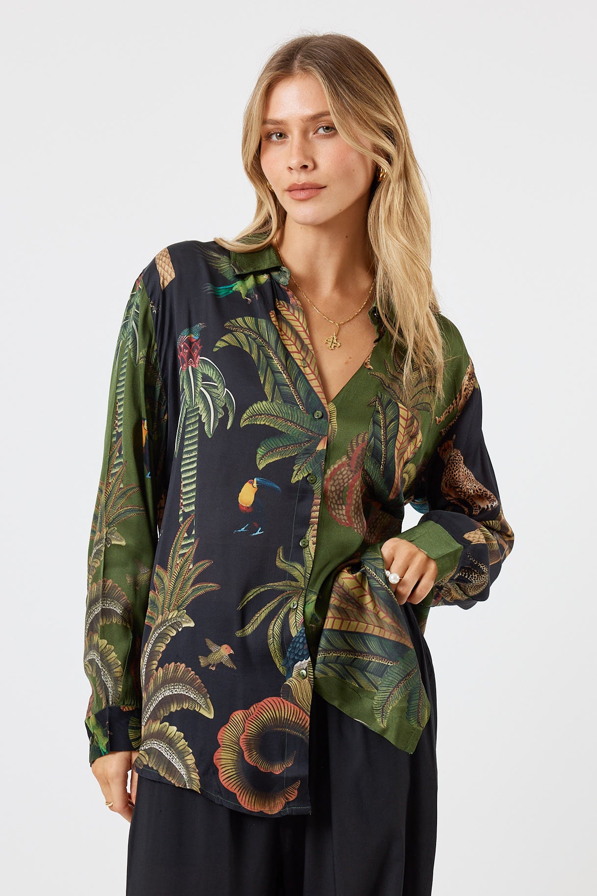 LulaSoul Cheetah Shirt Multi