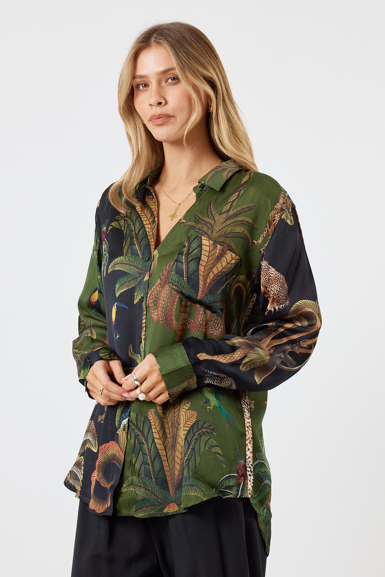 LulaSoul Cheetah Shirt Multi