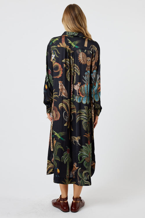 LulaSoul Cheetah Shirtmaker Black