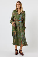 LulaSoul Cheetah Shirtmaker Olive