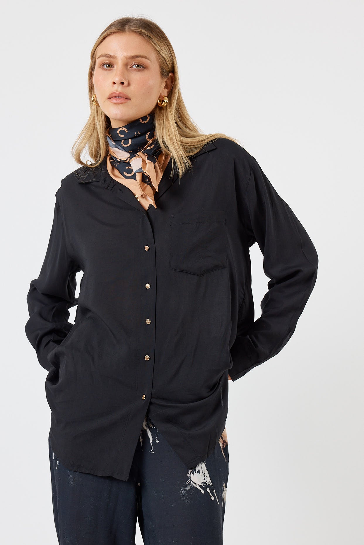 LulaSoul Delta Shirt Black