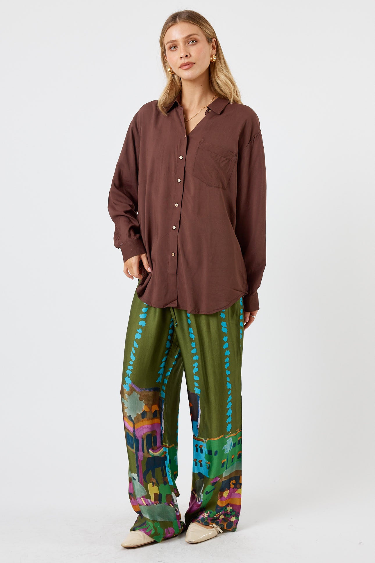 LulaSoul Delta Shirt Espresso