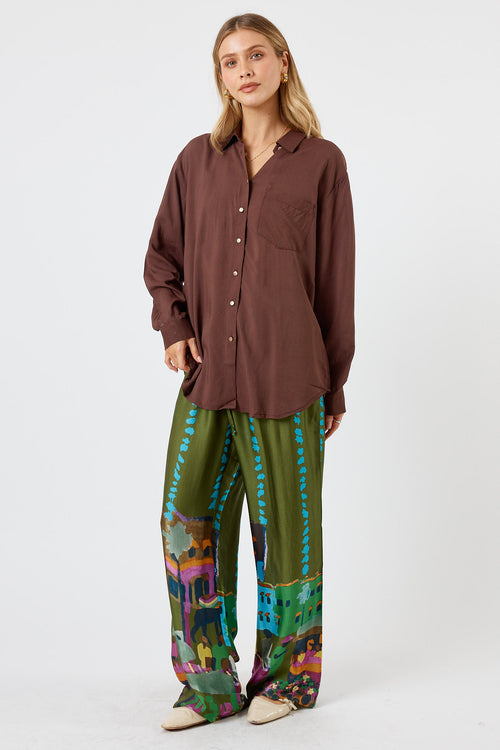 LulaSoul Delta Shirt Espresso