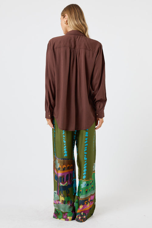 LulaSoul Delta Shirt Espresso