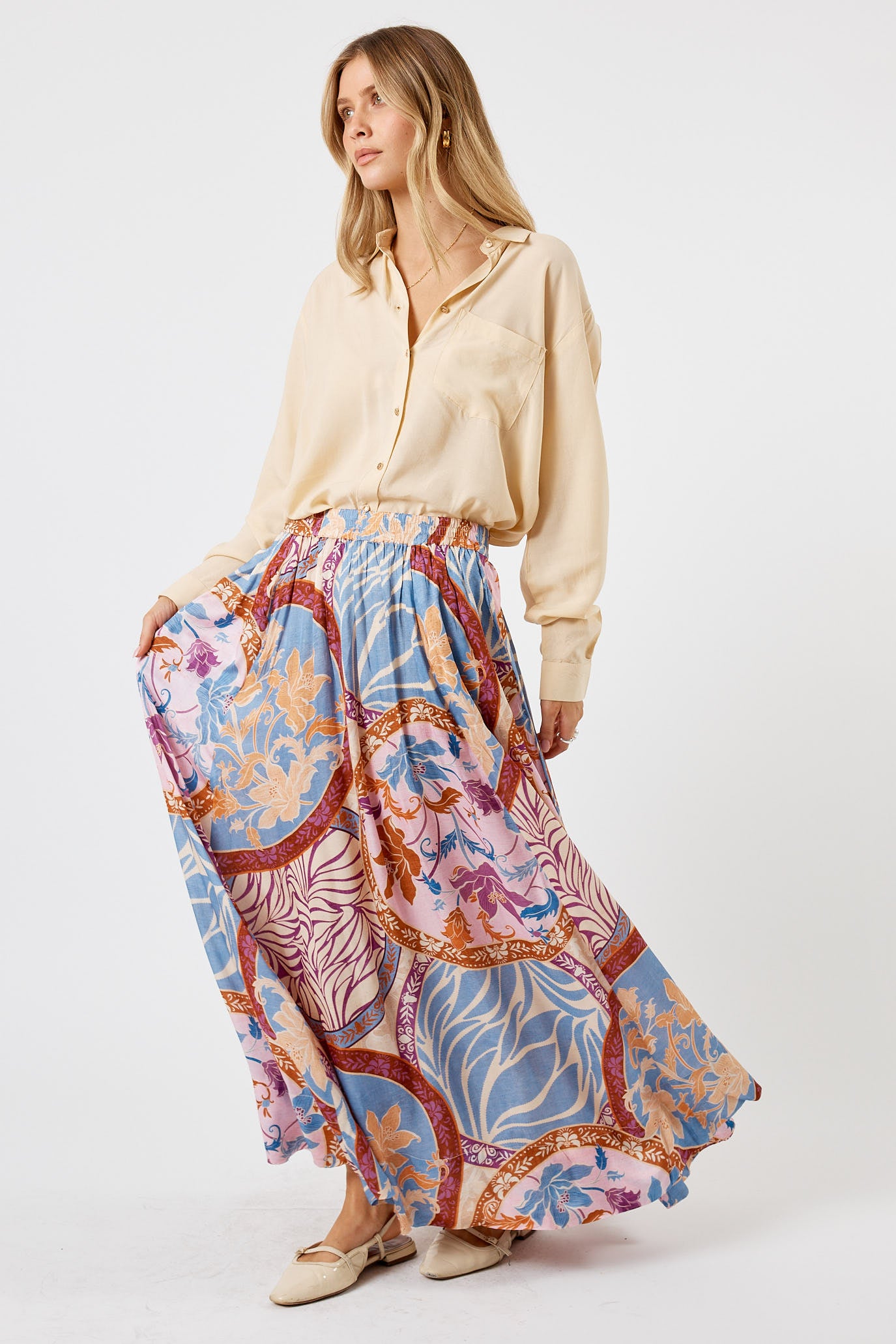 LulaSoul Fermont Maxi Skirt