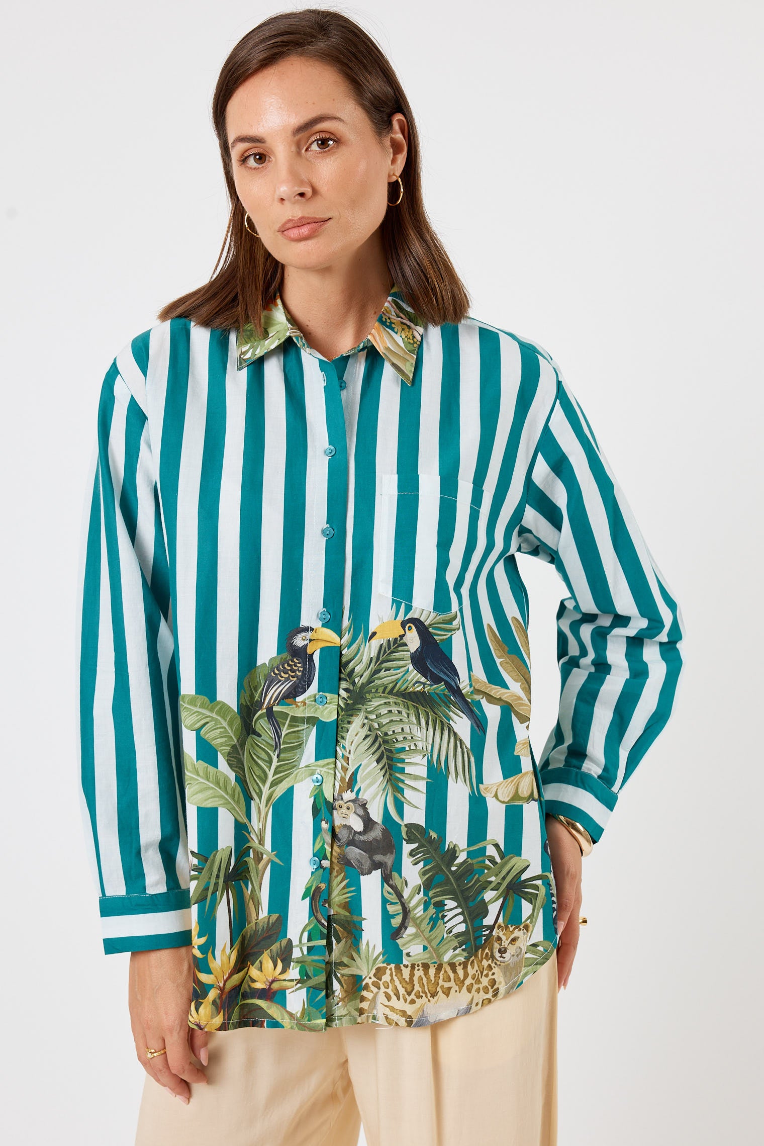 LulaSoul Forestville Shirt Forest