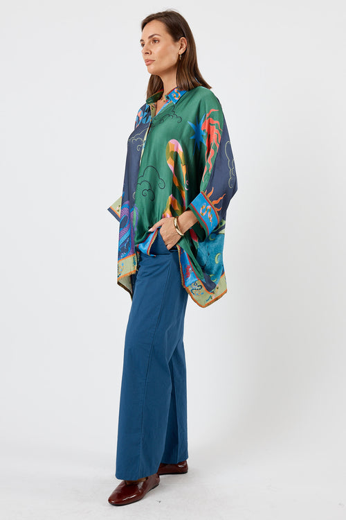 LulaSoul Kamloops Kaftan Top Multi