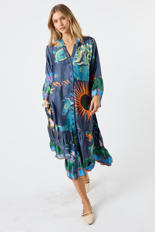 LulaSoul Kamloops Midi Navy