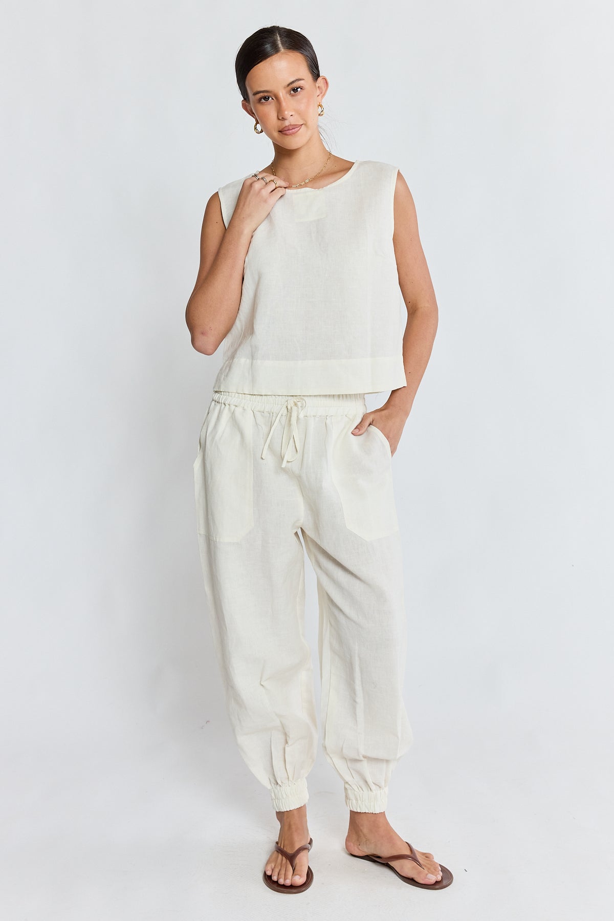PRE SALE | LulaSoul Marissa Shell Top Ivory