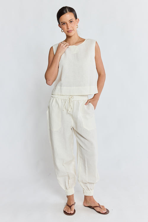 PRE SALE | LulaSoul Marissa Shell Top Ivory