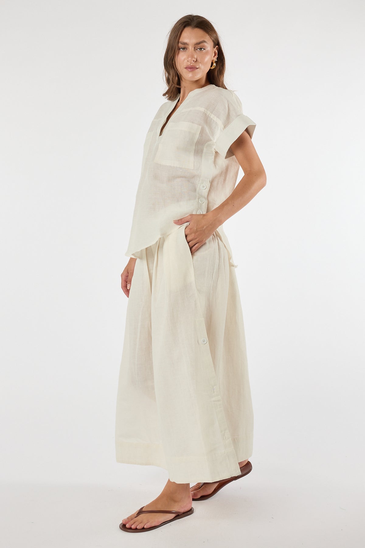 PRE SALE | LulaSoul Marissa Skirt Ivory