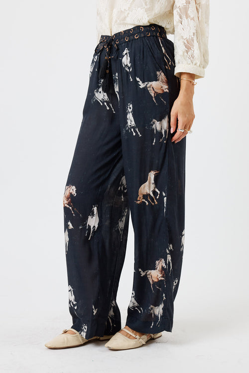 LulaSoul Mustang Pant Licorice
