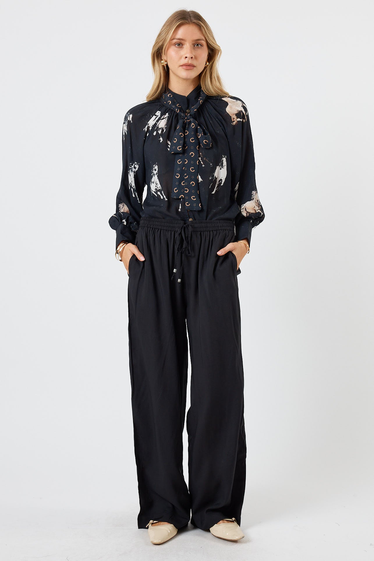 LulaSoul Mustang Shirt Licorice
