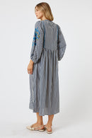 LulaSoul Ontario Midi Navy Stripe