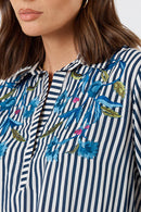LulaSoul Ontario Shirt Navy Stripe