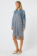 LulaSoul Ontario Shirtmaker Navy Stripe