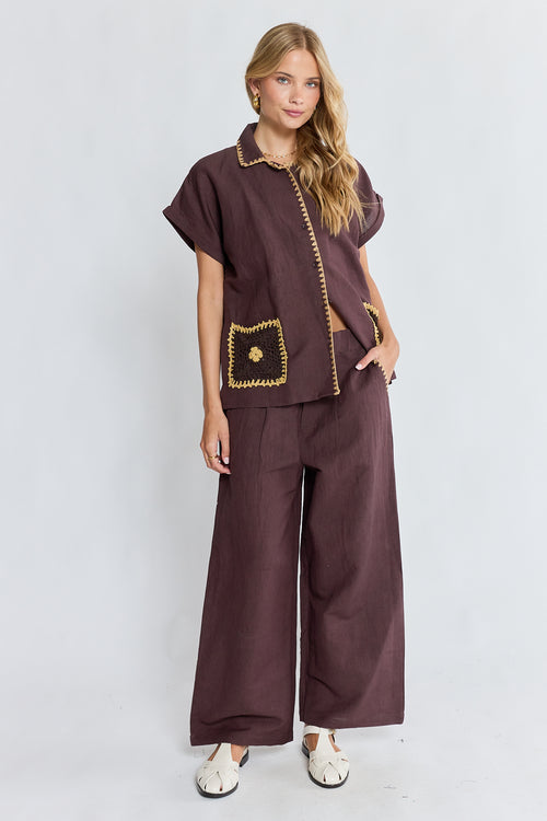 PRE SALE | LulaSoul Reine Pant Espresso