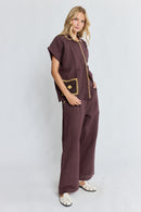 PRE SALE | LulaSoul Reine Pant Espresso