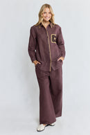 PRE SALE | LulaSoul Reine Shirt Espresso