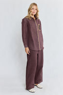 PRE SALE | LulaSoul Reine Shirt Espresso