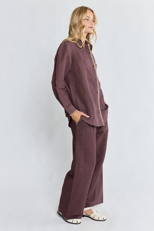 PRE SALE | LulaSoul Reine Shirt Espresso