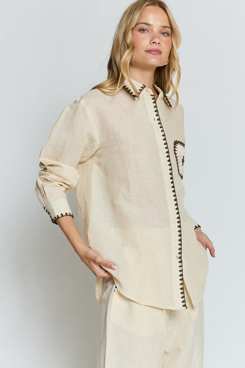 PRE SALE | LulaSoul Reine Shirt Vanilla