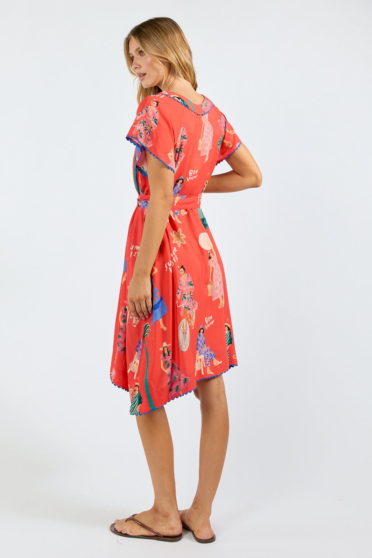 LulaSoul Summer Vibes Dress Melon