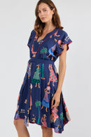 LulaSoul Summer Vibes Dress Navy