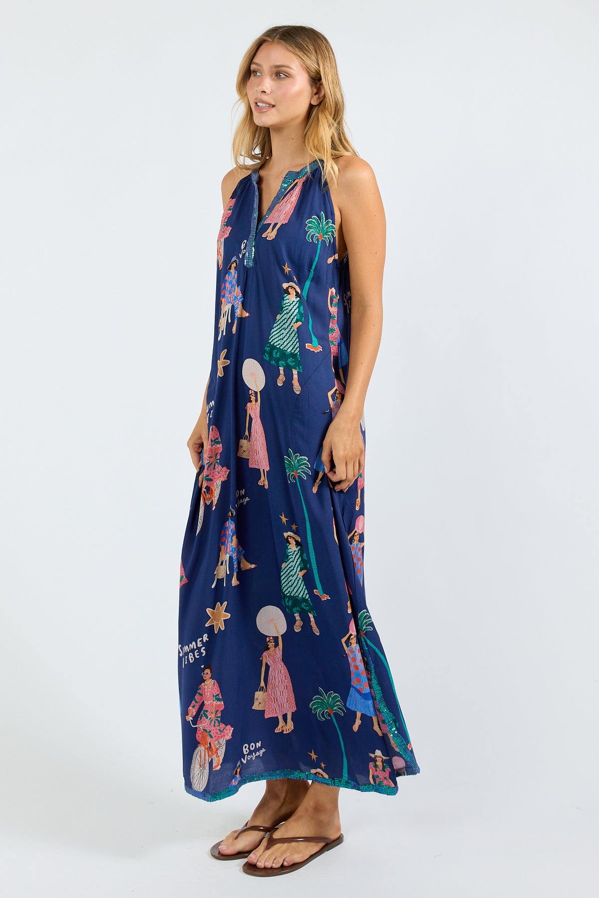 LulaSoul Summer Vibes Maxi Navy