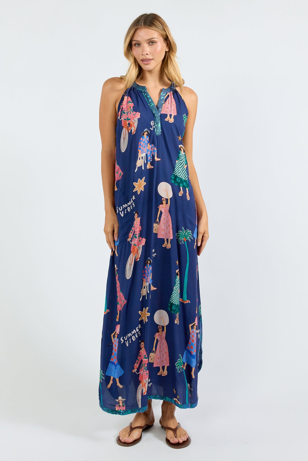 LulaSoul Summer Vibes Maxi Navy