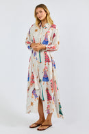 PRE SALE | LulaSoul Summer Vibes Shirtdress White