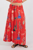 LulaSoul Summer Vibes Skirt Melon