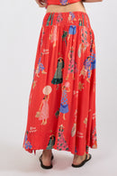 LulaSoul Summer Vibes Skirt Melon