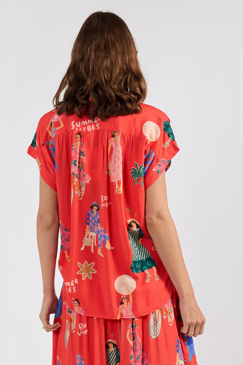 LulaSoul Summer Vibes Top Melon