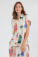 LulaSoul Summer Vibes Top White