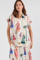 LulaSoul Summer Vibes Top White