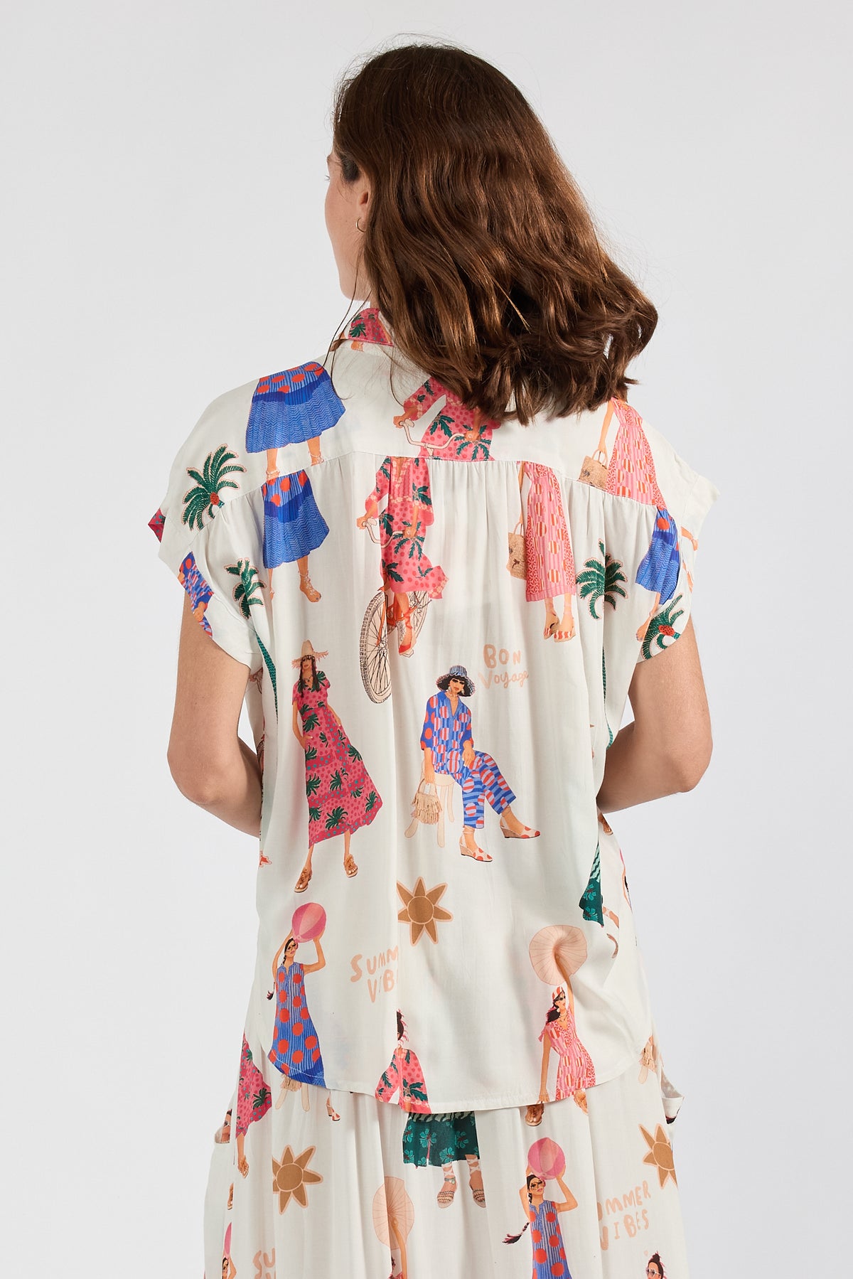 LulaSoul Summer Vibes Top White