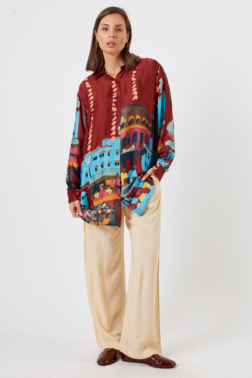 LulaSoul Surrey Shirt Merlot