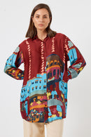 LulaSoul Surrey Shirt Merlot