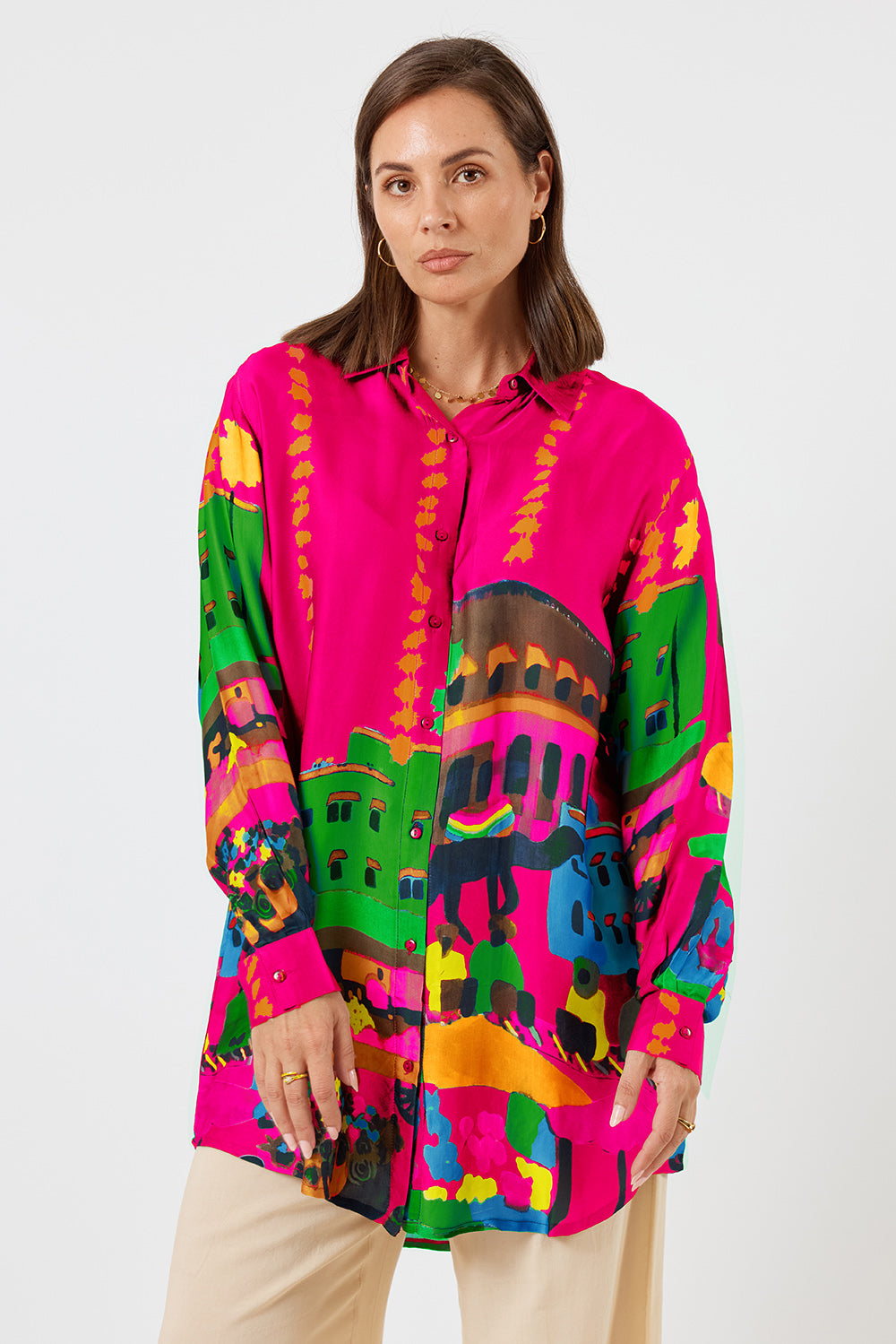LulaSoul Surrey Shirt Raspberry