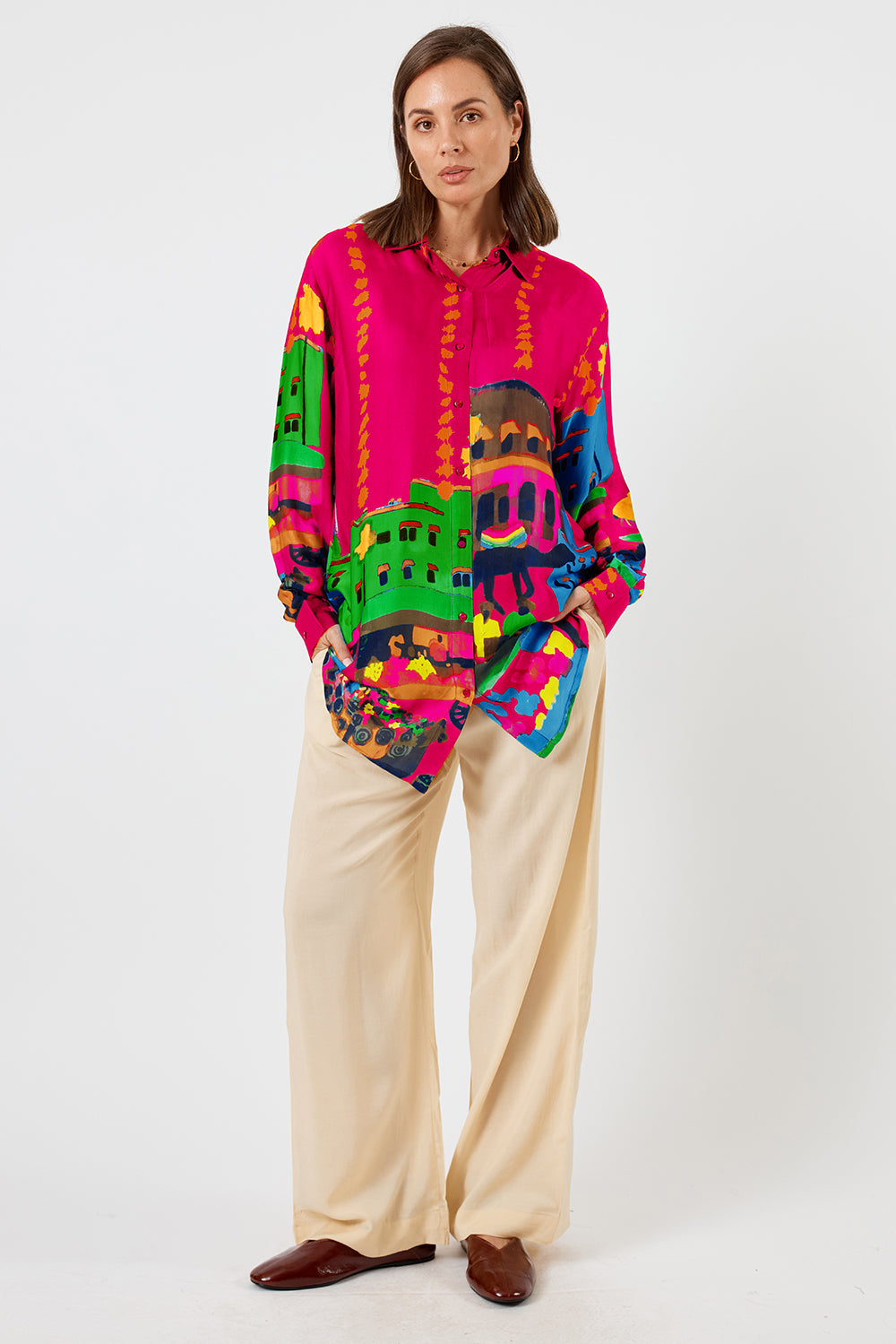 LulaSoul Surrey Shirt Raspberry