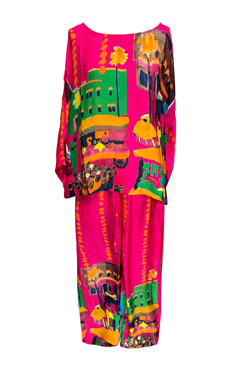 LulaSoul Surrey Top Raspberry